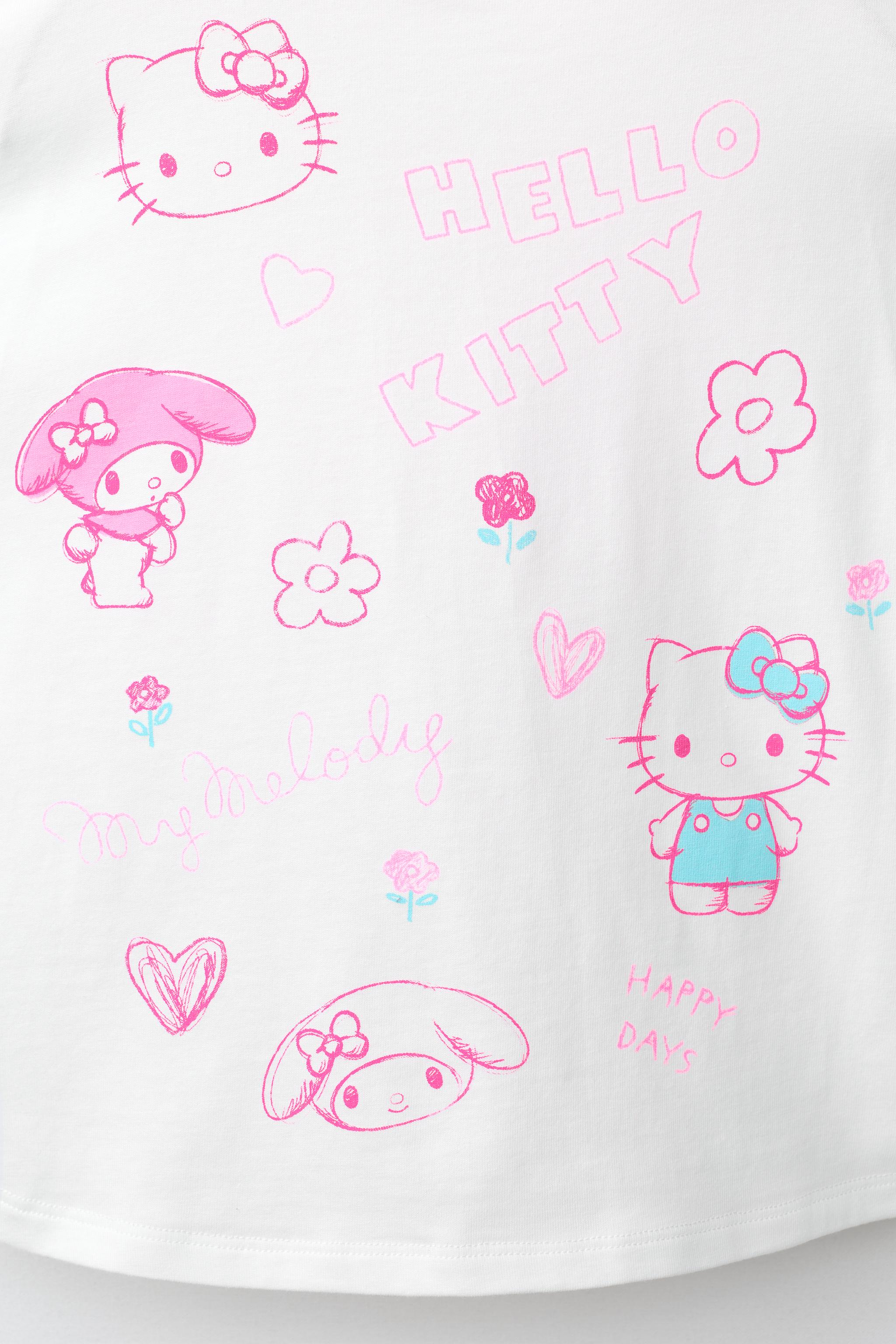 EMBROIDERED HELLO KITTY © SANRIO T-SHIRT